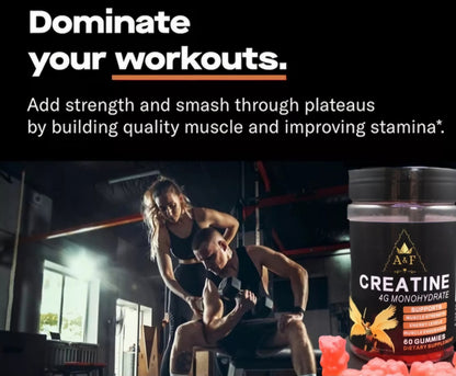 4g Gummy Creatine! Great Taste! Bigger Muscles Bigger Butt!!